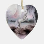 Einhorn-Magie-Verzierung Keramik Ornament (Rechts)