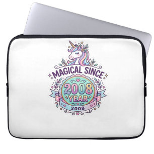 Einhorn Magisch Seit Jahr Grafikdesign Zazzle D Laptopschutzhülle