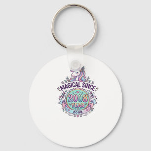Einhorn Magisch Seit Jahr Grafikdesign Zazzle D Schlüsselanhänger