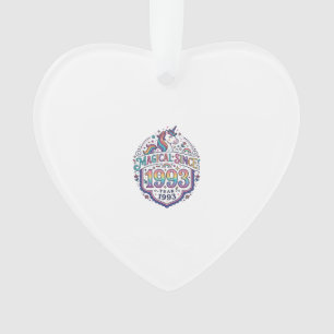 Einhorn Magisch Seit Jahr Trendiger Druck auf Anfr Ornament