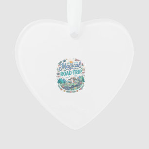 Einhorn Magische Reise Druckfertige POD Kunst_ Ornament