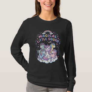 Einhorn Magisches Kleines Team Grafikdesign Produk T-Shirt