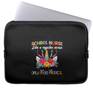 Einhorn Magisches Zurück zur Schule Damen Schulkra Laptopschutzhülle
