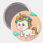 Einhorn Magnet (Vorderseite/Rückseite)