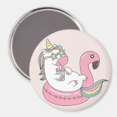 Einhorn Magnet (Vorderseite/Rückseite)