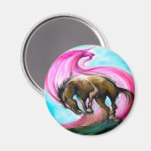 Einhorn Magnet (Vorderseite/Rückseite)