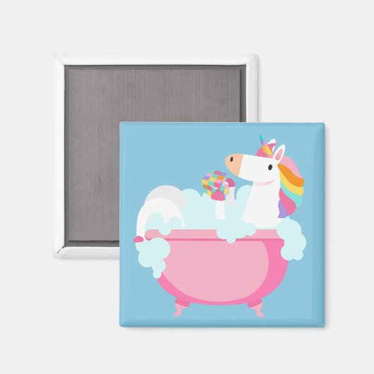 Einhorn Magnet (Vorderseite/Rückseite)