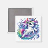 Einhorn-Magnet   Magnet (Vorderseite/Rückseite)