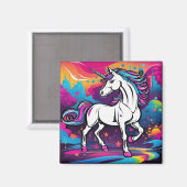 Einhorn-Magnet Magnet (Vorderseite/Rückseite)