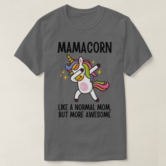 Einhorn-Mama 9 T-Shirt (Design vorne)