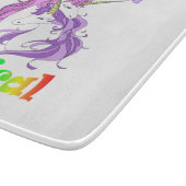 Einhorn Mama Eine Mütter Liebe ist magisch Schneidebrett (Ecke)