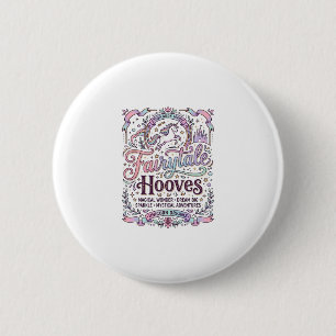 Einhorn Märchen Hufe Original Merch Design_1 Button