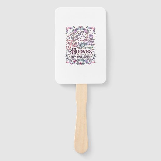 Einhorn Märchen Hufe Original Merch Design_1 Fächer (Vorderseite)