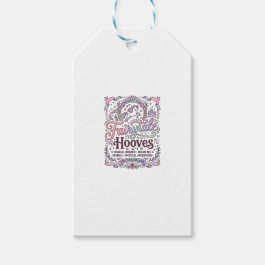 Einhorn Märchen Hufe Original Merch Design_1 Geschenkanhänger (Vorderseite)
