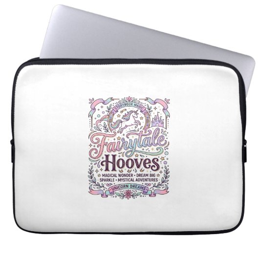Einhorn Märchen Hufe Original Merch Design_1 Laptopschutzhülle (Vorderseite)
