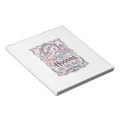 Einhorn Märchen Hufe Original Merch Design_1 Notizblock (angewinkelt)