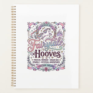 Einhorn Märchen Hufe Original Merch Design_1 Planer