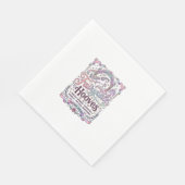 Einhorn Märchen Hufe Original Merch Design_1 Serviette (Ecke)