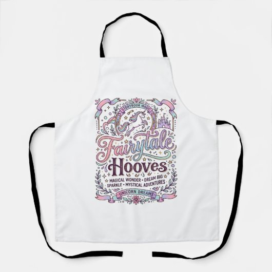 Einhorn Märchenhufe Original Merch Design_1 Schürze (Vorderseite)