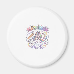 Einhorn Mathicorn Mode Anbetungswürdige Typografie Magnet