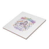 Einhorn Mathicorn Mode Liebenswerte Typografie Des Fliese (Seite)