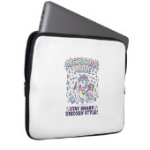 Einhorn Mathicorn Modus Charmant Weißer Hintergrun Laptopschutzhülle (Vorne Rechts)