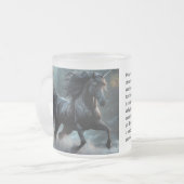 Einhorn Mattglastasse (Vorderseite Links)