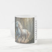 Einhorn Mattglastasse (Vorderseite Links)
