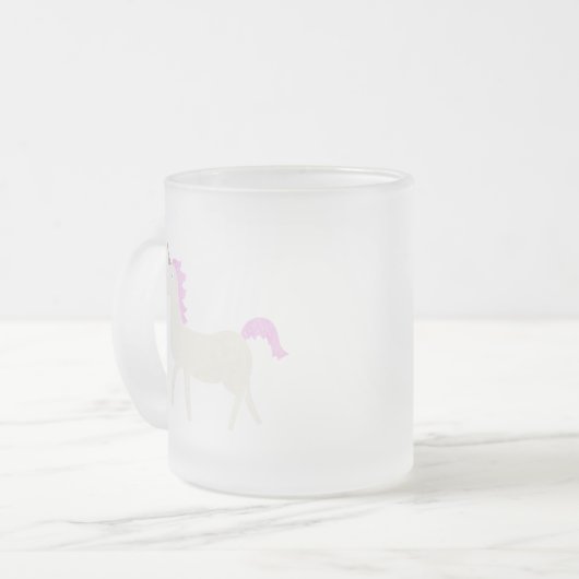 Einhorn Mattglastasse (Vorderseite Links)