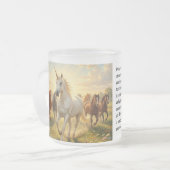Einhorn Mattglastasse (Vorderseite Links)