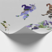 Einhorn-MattPackpapier, 30 in x 6 ft Geschenkpapier (Ecke)