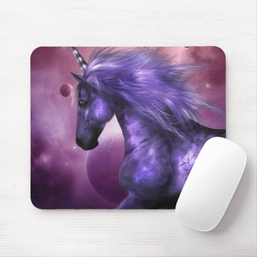 Einhorn-Mausunterlage Mousepad (Mit Mouse)