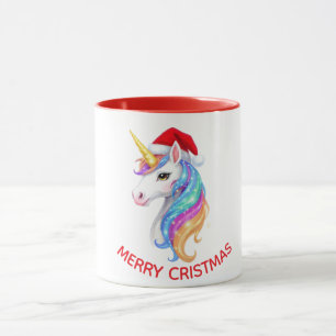 Einhorn-Merry-Christmas-Design Tasse