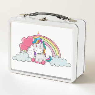 Einhorn-Metall-Lunchbox Metall Brotdose