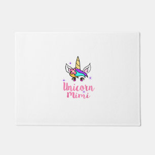 Einhorn Mimi T-Shirt Fußmatte