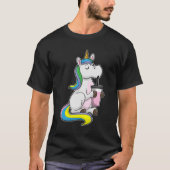 Einhorn mit Bubble Tee (Vorderseite)