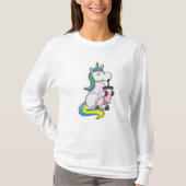 Einhorn mit Bubble Tee (Vorderseite)