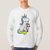 Einhorn mit Bubble Tee (Vorderseite)