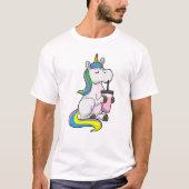 Einhorn mit Bubble Tee (Vorderseite)