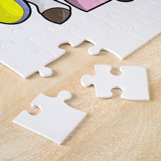 Einhorn mit Bubble Tee Puzzle (Seite)