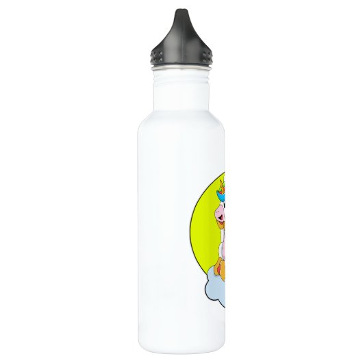Einhorn mit Cloud & Sun Edelstahlflasche (Links)