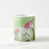 Einhorn mit der Magen-Grippe Kaffeetasse (Mittel)