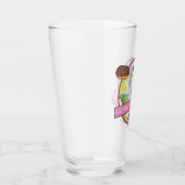 Einhorn mit Donuts Glas (Rechts)