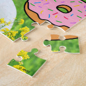 Einhorn mit Donuts Puzzle (Seite)