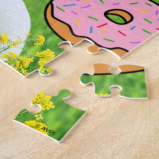 Einhorn mit Donuts Puzzle (Seite)