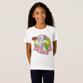 Einhorn mit Donuts T-Shirt (Vorne ganz)