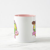 Einhorn mit Donuts Tasse (Zentrum)