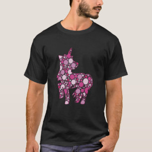 Einhorn mit Dotgirl T-Shirt