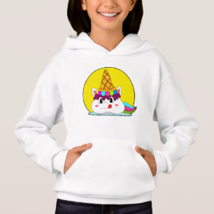 Einhorn mit Eistüte Hoodie