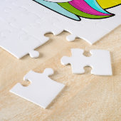 Einhorn mit Eistüte Puzzle (Seite)